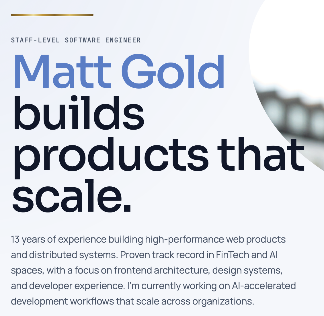 Matt Dev Matt Gold